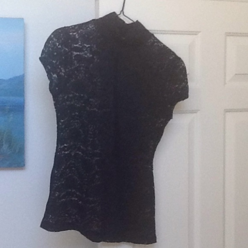 Black Lace Top Small